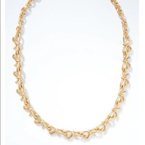 Banana Republic Golden Bows Necklace